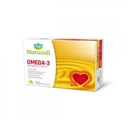Omega-3 500, kapsułki, 120 szt Naturell + Bez recepty | Serce i krążenie | Cholesterol ++ Naturell