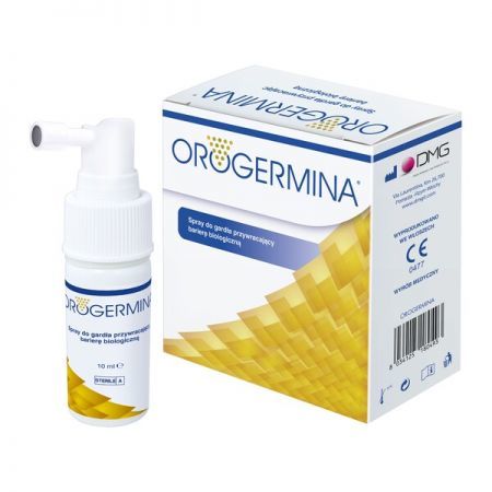 Orogermina, spray do gardła, 1 zestaw + Bez recepty | Przeciwbólowe | Ból gardła ++ Dmg Drugs Minerals And Generics