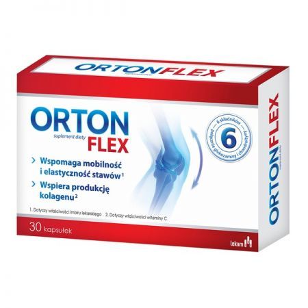 Orton Flex, kapsułki, 30 szt + Bez recepty | Kości, stawy, mięśnie | Regeneracja chrząstki stawowej ++ Lek-Am