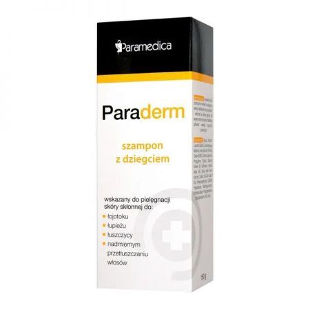 Paraderm, szampon z dziegciem, 150 ml + Kosmetyki i dermokosmetyki | Problemy skórne | Łupież ++ Paramedica