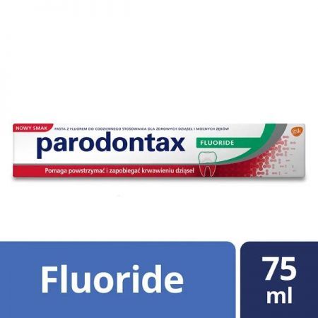 Parodontax Fluoride, pasta do zębów, 75 ml + Bez recepty | Jama ustna i zęby | Choroby dziąseł i przyzębia ++ Glaxosmithkline