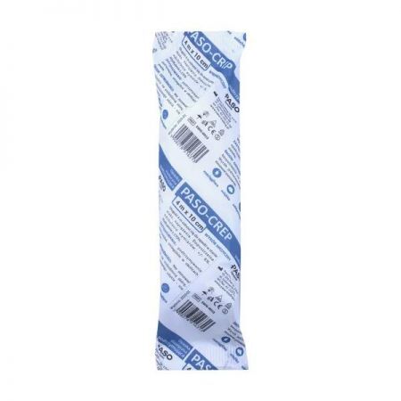 Paso-Crep, opaska elastyczna podtrzymująca 4 m x 10 cm, 1 szt. + Sprzęt i wyroby medyczne | Materiały opatrunkowe | Bandaże i opaski ++ Paso