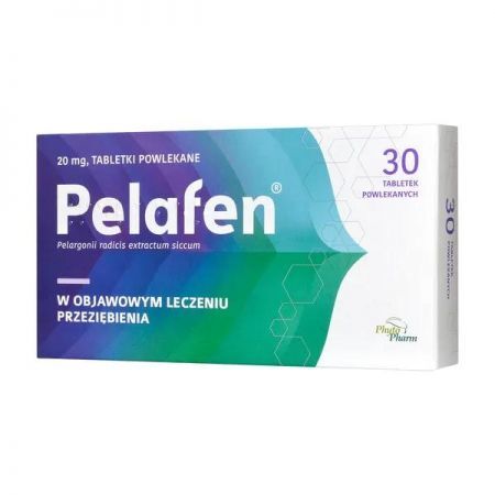 Pelafen, 20 mg tabletki powlekane, 30 szt. + Bez recepty | Przeziębienie i grypa | Preparaty wspomagające ++ Phytopharm