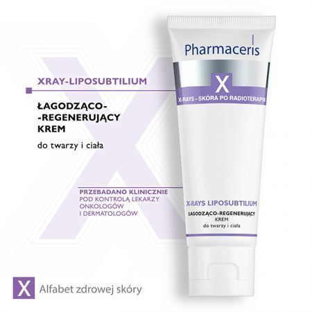 Pharmaceris X Xray-Liposubtilium, łagodząco-regenerujący krem do twarzy i ciała, 75 ml + Kosmetyki i dermokosmetyki | Pielęgnacja | Ciało | Balsamy, peelingi i inne ++ Laboratorium Kosmetyczne Dr Irena Eris