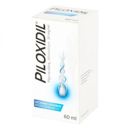 Piloxidil, 2% płyn na skórę głowy, 60 ml + Kosmetyki i dermokosmetyki | Problemy skórne | Łysienie