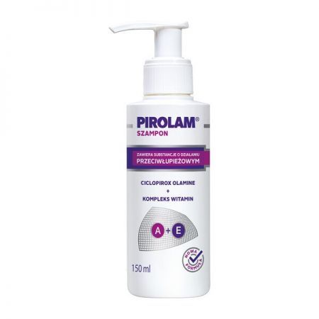 Pirolam, szampon, 150 ml + Kosmetyki i dermokosmetyki | Problemy skórne | Łupież ++ Polpharma