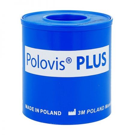 Polovis Plus, plaster przylepiec 5 m x 5 cm, 1 szt. + Sprzęt i wyroby medyczne | Materiały opatrunkowe | Plastry ++ 3M