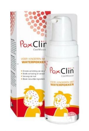 PoxClin® CoolMousse, pianka dla dzieci z ospą wietrzną, 100 ml + Kosmetyki i dermokosmetyki | Problemy skórne | Pozostałe produkty łagodzące problemy skórne ++ Vitamed