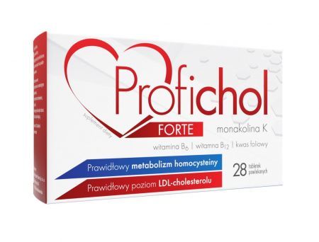 Profichol Forte, tabletki powlekane, 28 szt. + Bez recepty | Serce i krążenie | Cholesterol ++ Natur Produkt Zdrovit
