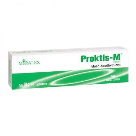 Proktis M Plus, maść doodbytnicza, 30 g + Bez recepty | Serce i krążenie | Hemoroidy ++ Miralex