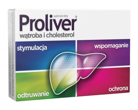 Proliver, tabletki, 30 szt. + Bez recepty | Przewód pokarmowy i trawienie | Regeneracja wątroby ++ Aflofarm