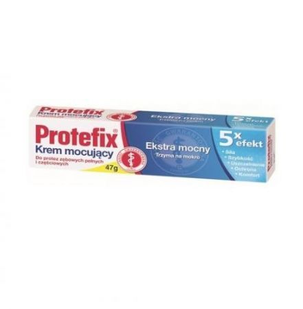 Protefix Ekstra Mocny, krem mocujący, 47 g + Bez recepty | Jama ustna i zęby | Preparaty do protez ++ Queisser