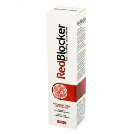 RedBlocker, krem do skóry naczynkowej na noc, 50 ml + Kosmetyki i dermokosmetyki | Problemy skórne | Skóra naczynkowa ++ Aflofarm