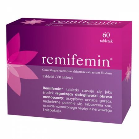 Remifemin, tabletki, 60 szt. + Bez recepty | Menopauza i andropauza ++ Orkla