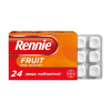 Rennie Fruit, 680 mg + 80 mg tabletki do ssania smak owocowy, 24 szt.