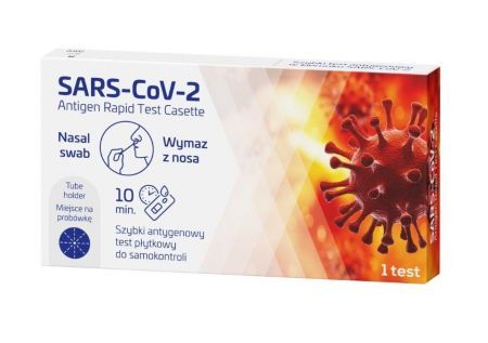 SARS-CoV-2, szybki test antygenowy z nosa do samokontroli, 1 szt. + Sprzęt i wyroby medyczne | Testy diagnostyczne ++ Diagnosis