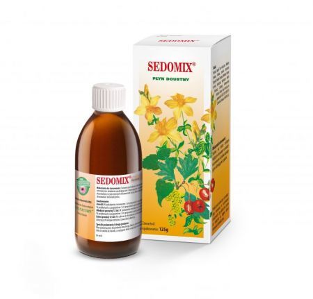 Sedomix, płyn doustny uspokajający, 125 g + Bez recepty | Uspokajające i nasenne | Nerwy i stres ++ Leki Natury