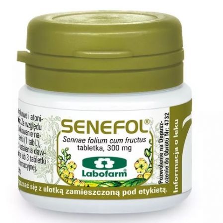 Senefol, 300 mg tabletki, 20 szt. + Bez recepty | Przewód pokarmowy i trawienie | Zaparcia ++ Labofarm
