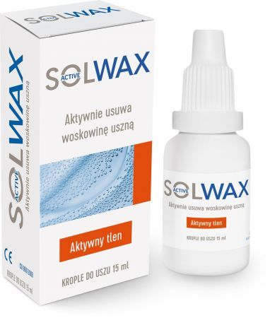 Solwax Active,krople,do usuw.woskowiny usznej,15ml + Bez recepty | Uszy | Higiena uszu ++ Solinea