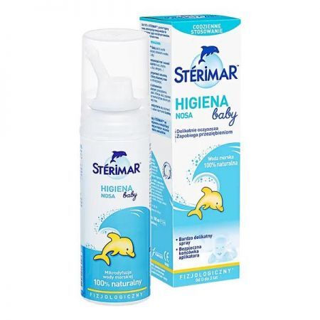 Sterimar Baby, spray do nosa, 100 ml + Bez recepty | Przeziębienie i grypa | Katar i zapalenie zatok ++ Merck