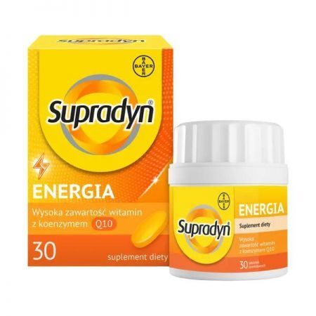 Supradyn Energia, tabletki powlekane, 30 szt. + Bez recepty | Energia ++ Bayer