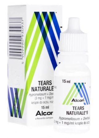 Tears Naturale II - krople do oczu, 15 ml + Bez recepty | Oczy i wzrok | Krople i żele do oczu ++ Alcon