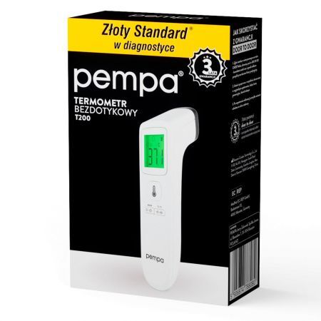 Termometr bezdotykowy Pempa T200, 1 szt. + Sprzęt i wyroby medyczne | Termometry ++ Pempa Jerzy Żukowski
