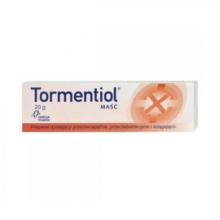 Tormentiol, maść, 20 g + Kosmetyki i dermokosmetyki | Problemy skórne | Oparzenia i odmrożenia ++ Glaxosmithkline