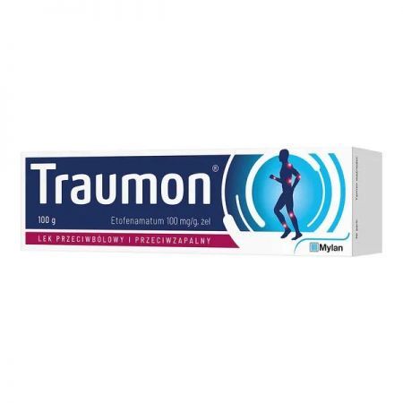 Traumon, 100 mg/g żel, 100 g + Bez recepty | Kości, stawy, mięśnie | Ból mięśni i stawów ++ Mylan