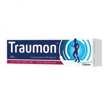 Traumon, 100 mg/g żel, 50 g + Bez recepty | Kości, stawy, mięśnie | Ból mięśni i stawów ++ Mylan