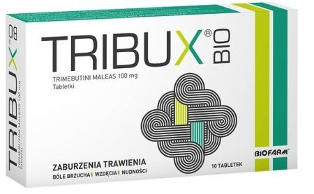 Tribux Bio, 100 mg, tabletki, 10 szt. + Bez recepty | Przewód pokarmowy i trawienie | Biegunka ++ Biofarm
