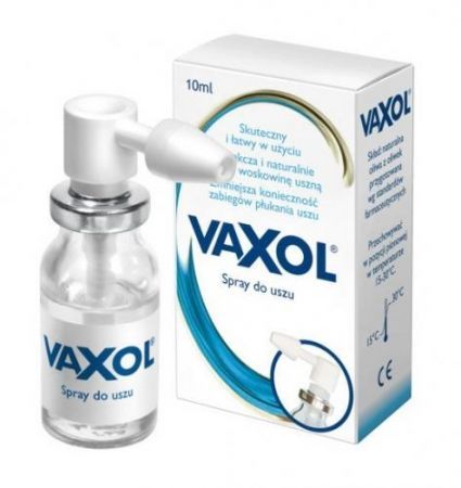 Vaxol, spray do usuwania woskowiny usznej, 10 ml + Bez recepty | Uszy | Higiena uszu ++ Hl Healthcare