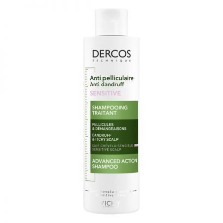 Vichy Dercos, szampon przeciwłupieżowy skóra wrażliwa, 200 ml + Kosmetyki i dermokosmetyki | Problemy skórne | Łupież ++ L'Oreal