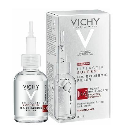 Vichy Liftactiv Supreme HA Epidermic Filler, skoncentrowane serum przeciwzmarszczkowe, 30 ml + Kosmetyki i dermokosmetyki | Pielęgnacja | Twarz | Kremy ++ L'Oreal