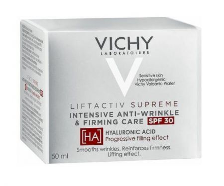 Vichy Liftactiv Supreme HA, ujędrniający krem przeciwzmarszczkowy na dzień SPF30, 50 ml + Kosmetyki i dermokosmetyki | Pielęgnacja | Twarz | Kremy ++ L'Oreal