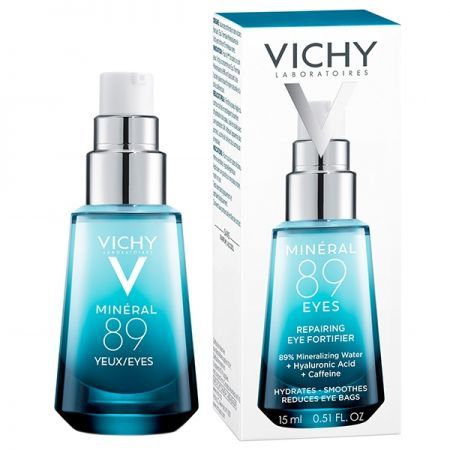 Vichy Mineral 89, odbudowujący krem wzmacniający skórę pod oczami, 15 ml + Kosmetyki i dermokosmetyki | Pielęgnacja | Usta i oczy ++ L'Oreal
