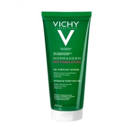 Vichy Normaderm Phytosolution, żel głęboko oczyszczający, 200 ml + Kosmetyki i dermokosmetyki | Pielęgnacja | Twarz | Preparaty do mycia ++ L'oreal