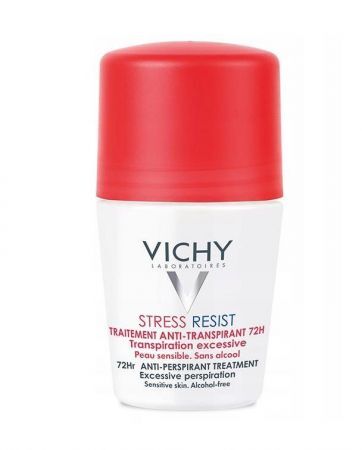 Vichy Stress Resist, antyperspirant 72h kuracja przeciw potliwości, roll-on, 50 ml + Kosmetyki i dermokosmetyki | Pielęgnacja | Ciało | Dezodoranty, antyperspiranty i mgiełki ++ L'Oreal