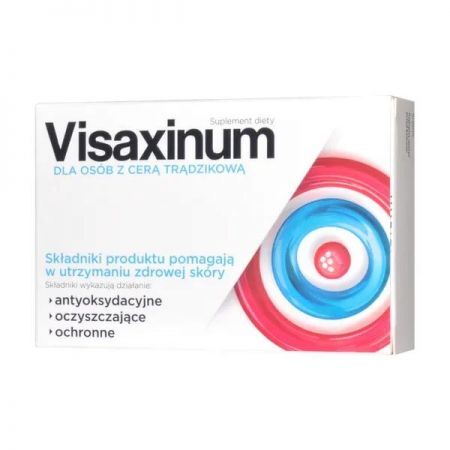 Visaxinum, tabletki, 30 szt + Bez recepty | Skóra, włosy i paznokcie ++ Aflofarm