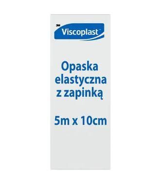 Viscoplast, tkana opaska elastyczna z zapinką 5 m x 10 cm, 1 szt. + Sprzęt i wyroby medyczne | Materiały opatrunkowe | Bandaże i opaski ++ 3M