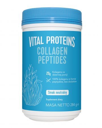 Vital Proteins Collagen Peptides, kolagen w proszku smak neutralny, 284 g + Bez recepty | Skóra, włosy i paznokcie ++ Nestle