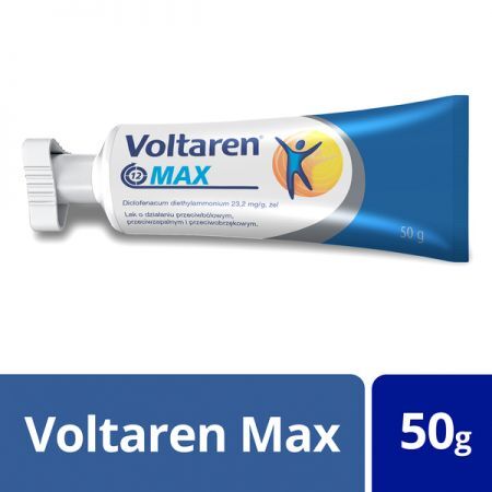 Voltaren Max, 23,2 mg/g żel, 50 g + Bez recepty | Kości, stawy, mięśnie | Ból mięśni i stawów ++ Novartis