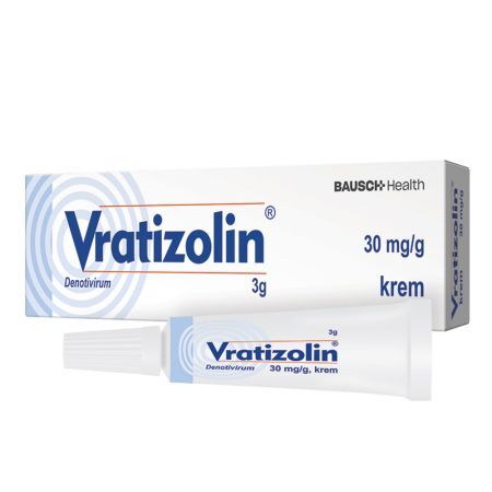 Vratizolin, 30 mg/g krem, 3 g + Kosmetyki i dermokosmetyki | Problemy skórne | Opryszczka i zajady ++ Pharmaswiss