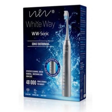 White Way WW-Sonic, soniczna szczoteczka do zębów, 1 szt + Bez recepty | Jama ustna i zęby | Szczoteczki, czyściki i nici dentystyczne ++ Diagnosis