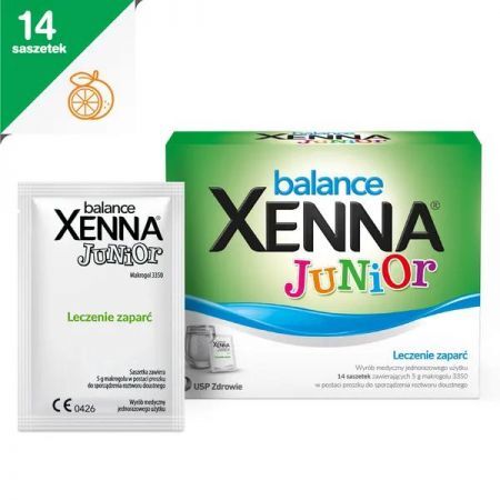 Xenna Balance Junior, proszek do sporządzania roztworu doustnego, 5 g x 14 saszetek + Bez recepty | Przewód pokarmowy i trawienie | Zaparcia ++ Us Pharmacia