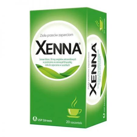 Xenna fix, zioła do zaparzania w saszetkach, 20 szt. + Bez recepty | Przewód pokarmowy i trawienie | Zaparcia ++ Us Pharmacia