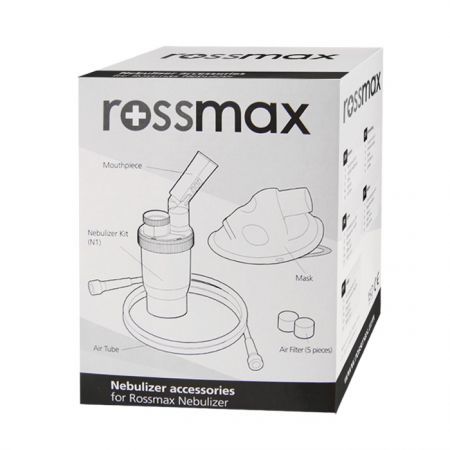 Zestaw do nebulizacji z maską dla dorosłych Rossmax, 1 szt. + Sprzęt i wyroby medyczne | Inhalatory ++ Stop Nadciśnieniu