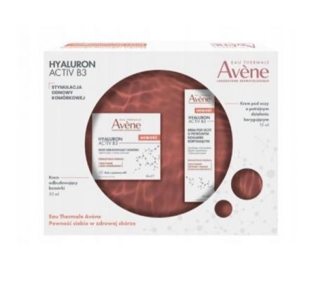 Zestaw Promocyjny Avene Hyaluron Activ B3, regenerujący krem, 50 ml + krem pod oczy, 15 ml + Kosmetyki i dermokosmetyki | Pielęgnacja | Twarz | Kremy ++ Pierre Fabre