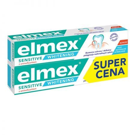 Zestaw Promocyjny Elmex Sensitive, pasta do zębów z aminofluorkiem, 75 ml x 2 szt. + Bez recepty | Jama ustna i zęby | Pasty do zębów ++ Colgate Palmolive