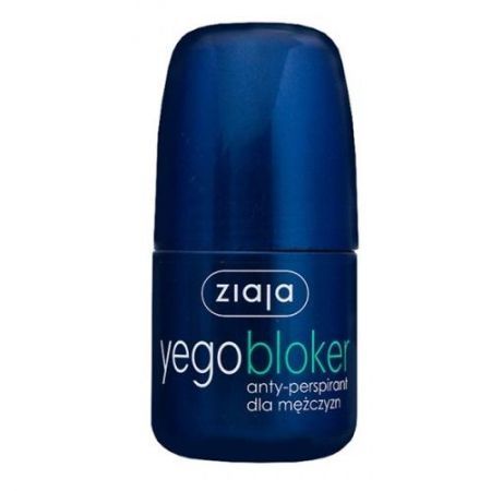 Ziaja Yego bloker, antyperspirant roll-on dla mężczyzn, 60 ml + Kosmetyki i dermokosmetyki | Pielęgnacja | Ciało | Dezodoranty, antyperspiranty i mgiełki ++ Ziaja